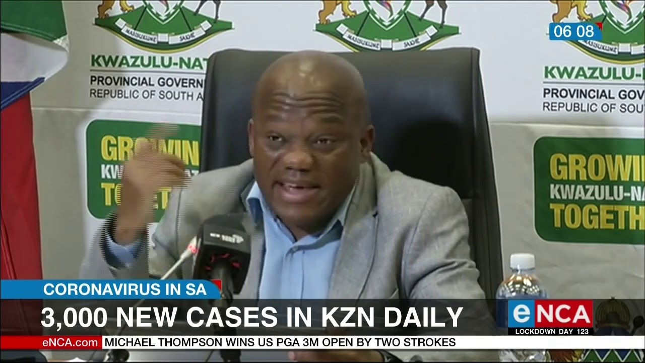KZN records nearly 3,000 new cases daily - YouTube