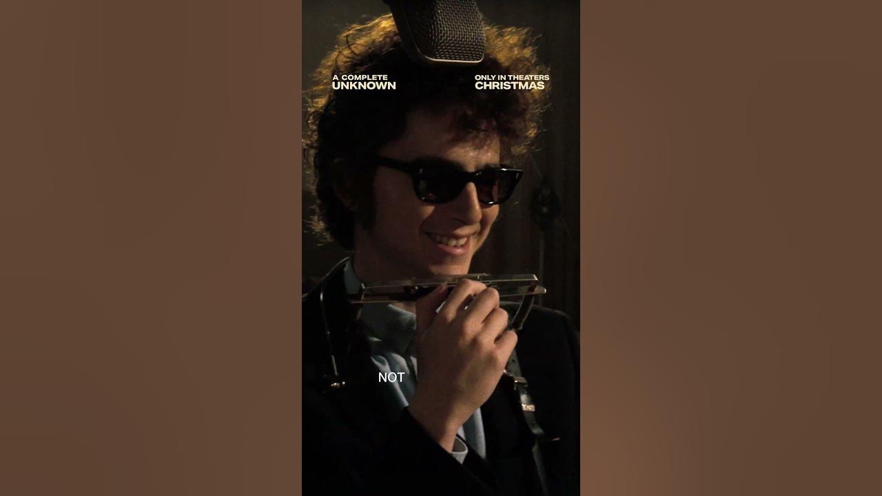 A COMPLETE UNKNOWN | GET TICKETS NOW | Searchlight Pictures - Timothée Chalamet as Bob Dylan in A COMPLETE UNKNOWN, the ballad of a true original. A Film by James Mangold. Co-starring Edward Norton, Elle Fanning, and Monic