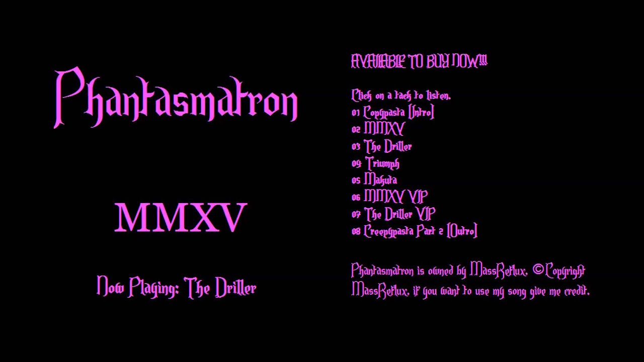 Phantasmatron - The Driller (Minatory Deathstep)