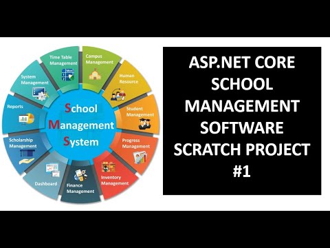 School Management System ASP.NET CORE Fully ERP Project | Scratch Real time | Day-1