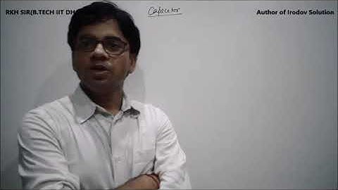Lecture-1: Definition of capacitance and basic questions by RKH Sir