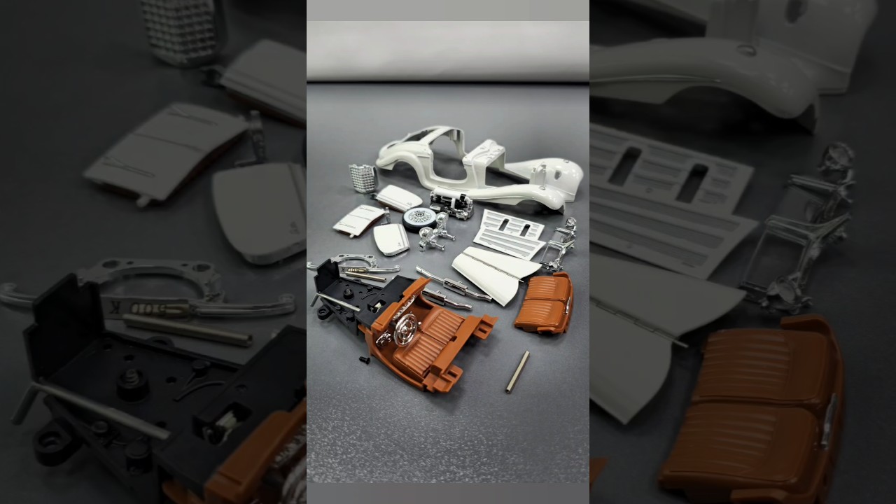 Installation parts for Mercedes Benz 500k classic vintage diecast small cars. 