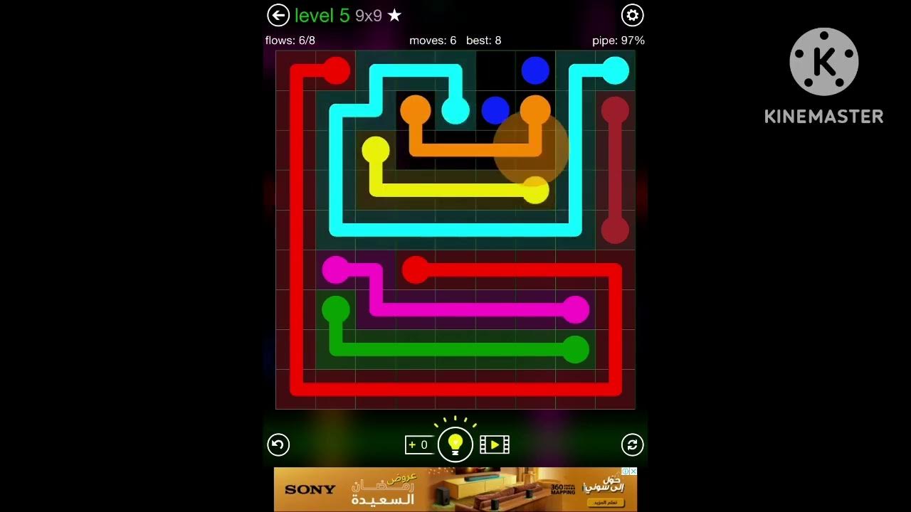 Flow Free Level 30 9x9 Bonus Pack Bonus Pack 9x9 Level 1-30 Gameplay Flow Free (Part 1) - YouTube