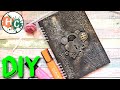 Декорирование блокнота своими руками! Оформляем обложку блокнота в стиле MixedMedia // Notebook