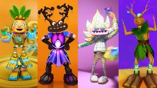 All Inactive Epic Wubbox Fanmade VS WUBBOX AI on All Islands | My Singing Monsters