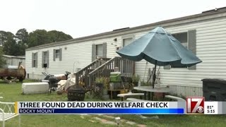 3 found dead during welfare check in Rocky Mount