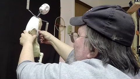 Touch the Clouds - Using a TruForm 1/2 inch Armature - Foaming and Adding 1st Clay  - Part 9