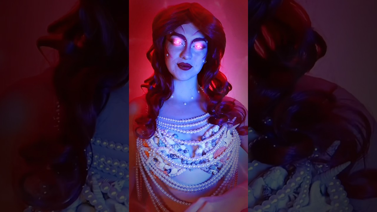#POV what if Ariel was a villain & to turned into a siren? #youtubeshorts #fantasy #disney #acting