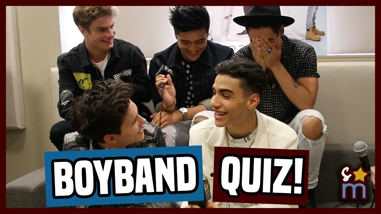 IN REAL LIFE Test Their Boyband Knowledge - Boyband Quiz Interview