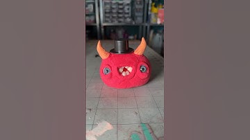 Air Dry Clay Devil Blob