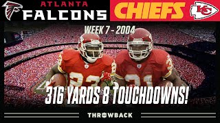 2 RBs with 4 TDs on the SAME Team! (Falcons vs. Chiefs 2004, Week 7)