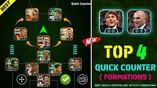 Top 4 Best Quick Counter Formations In eFootball 2027 🔥 | Best Formation eFootball 2027