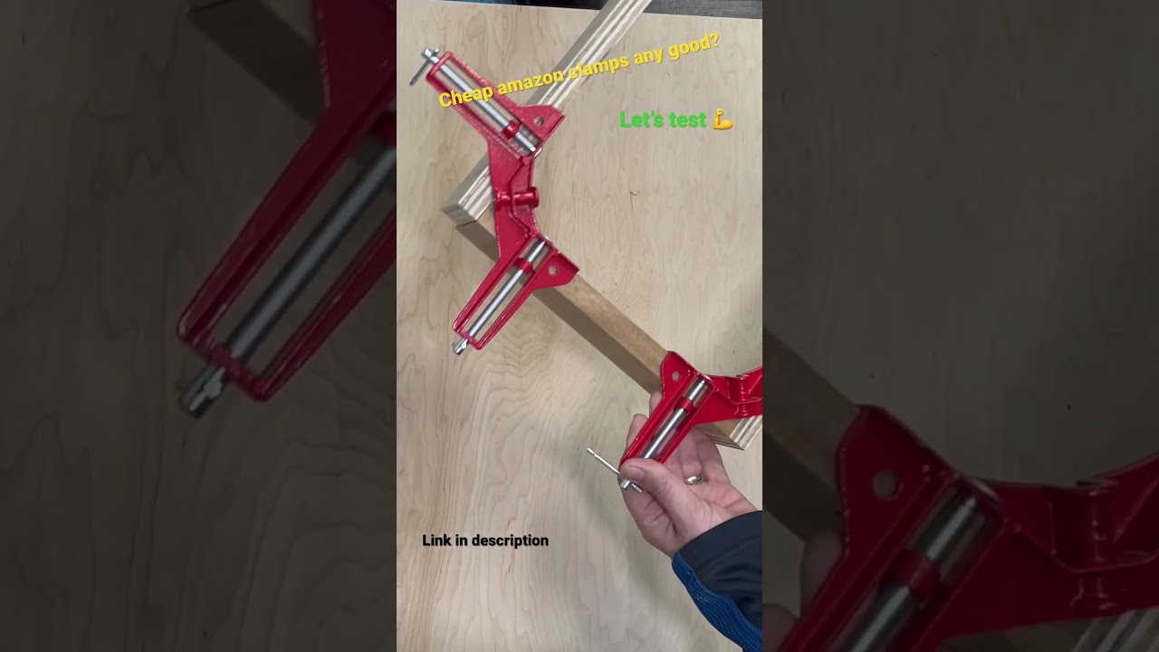 $13 Corner clamp set from Amazon any good? Let’s test it! 