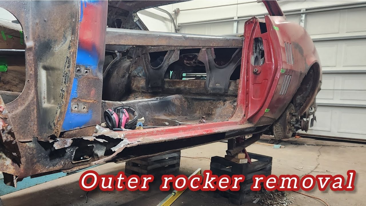 Remove Rocker Top Removing the outer rocker - YouTube