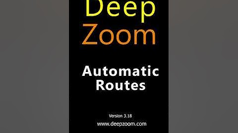 DeepZoom Automatic Routing