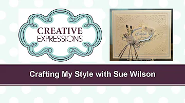 Crafting My Style with Sue Wilson Faux Capiz Shell Flower for Creative Expressions