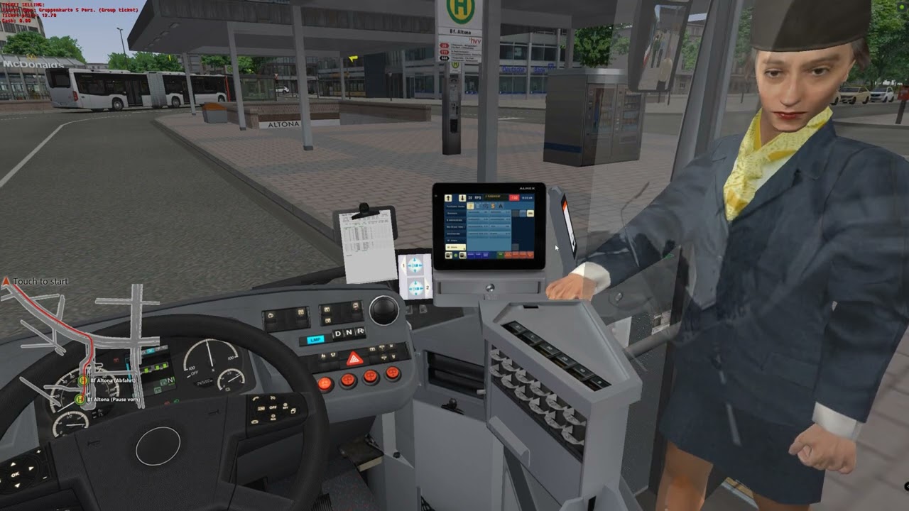 Omsi 2. Hamburg Line 20.  Bf Altona-S Ruberkamp-Bf Altona.