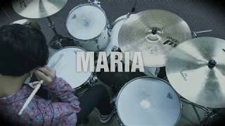 Video thumbnail of "SIX LOUNGE
【MARIA】
ドラム　叩いてみた（drum cover）"