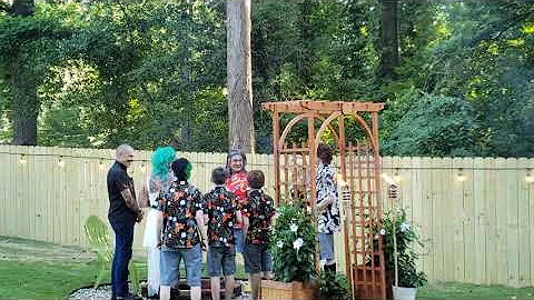 Zac and Que's wedding