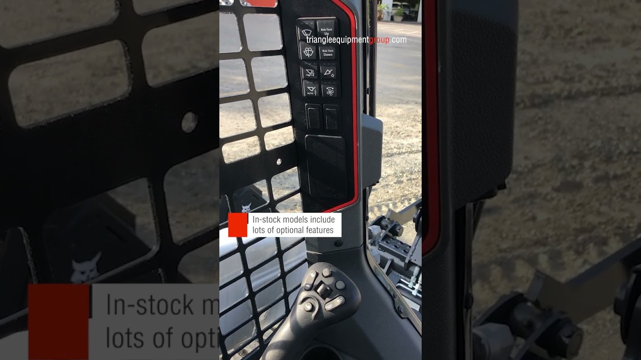 Bobcat S66 skid steer loader in stock now  