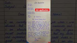 Job application letter for company screenshot 2