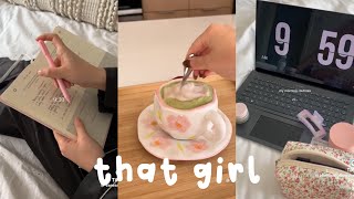 that girl wellness and self improvement tiktoks