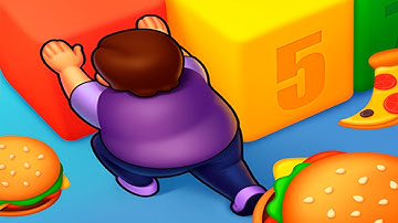 Fat Pusher - All Levels Gameplay Android, iOS