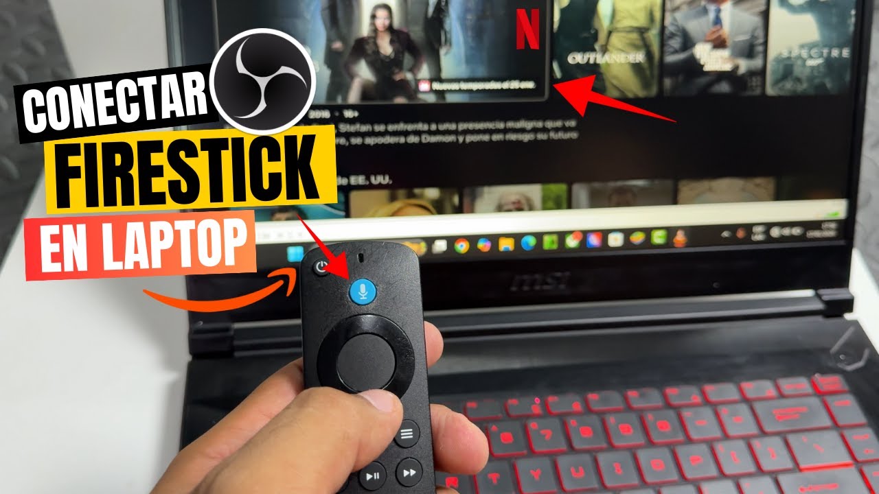 Cómo CONECTAR un FIRESTICK a PORTÁTIL o PC con OBS