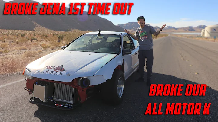 SO WE BROKE JENA OUR FIRST TIME OUT .... (10 SEC K24 / K20 ALL MOTOR)