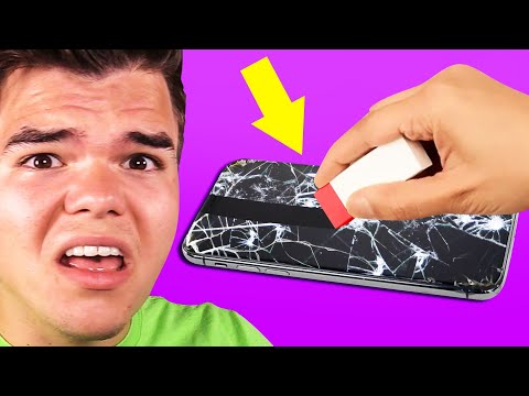 How To FIX YOUR PHONE In SECONDS! (Reacting To Life Hacks)