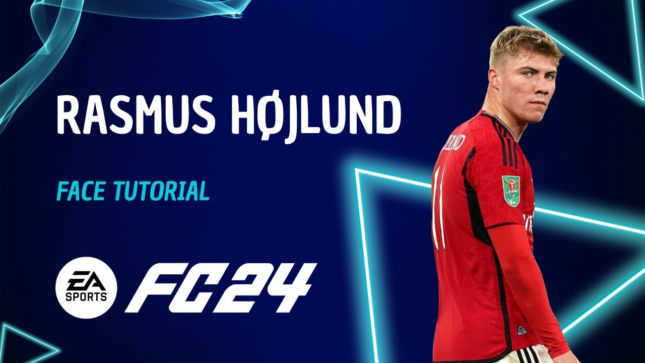 EA FC24 Player Creation Guide RASMUS HOJLUND Lookalike Face Tutorial Ea fc24 player creation guide rasmus hojlund lookalike face tutorial