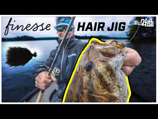 Finesse Hair Jig Smallmouth Bass