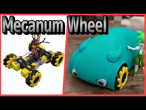 メカナムホイールロボット作った！【CeVIO】 - YouTube