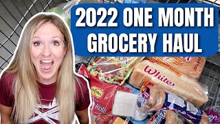BUDGET GROCERY SHOPPING FOR A FAMILY OF 6 | SAVING MONEY ON FOOD IN 2022