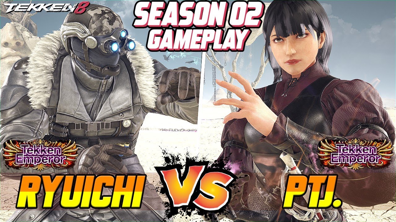 Tekken 8 – PTJ (Jun Kazama) vs RYUICHI (Dragunov) – T8 (SEASON 2) High ...