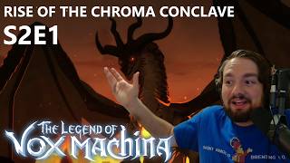 THE CHROMA CONCLAVE!!! - The Legend of Vox Machina Season 2 Episode 1 Reaction