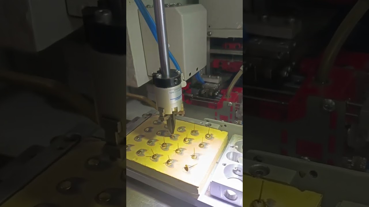 Fully automatic ear stud welding machine🏭💍 