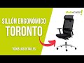 Sillón ergonómico de oficina TORONTO con Cabezal de Euromof