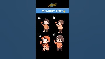 Memory Test 🤣😱😵 - Remember Me?IQ Test #iq #quiz #shorts #shortsfeed #shortsvideo #paheli #trending