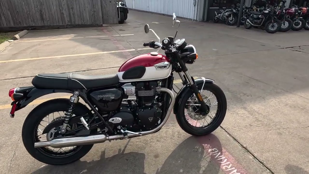 New 2023 Triumph Bonneville T100 Motorcycle For Sale In Katy, TX
