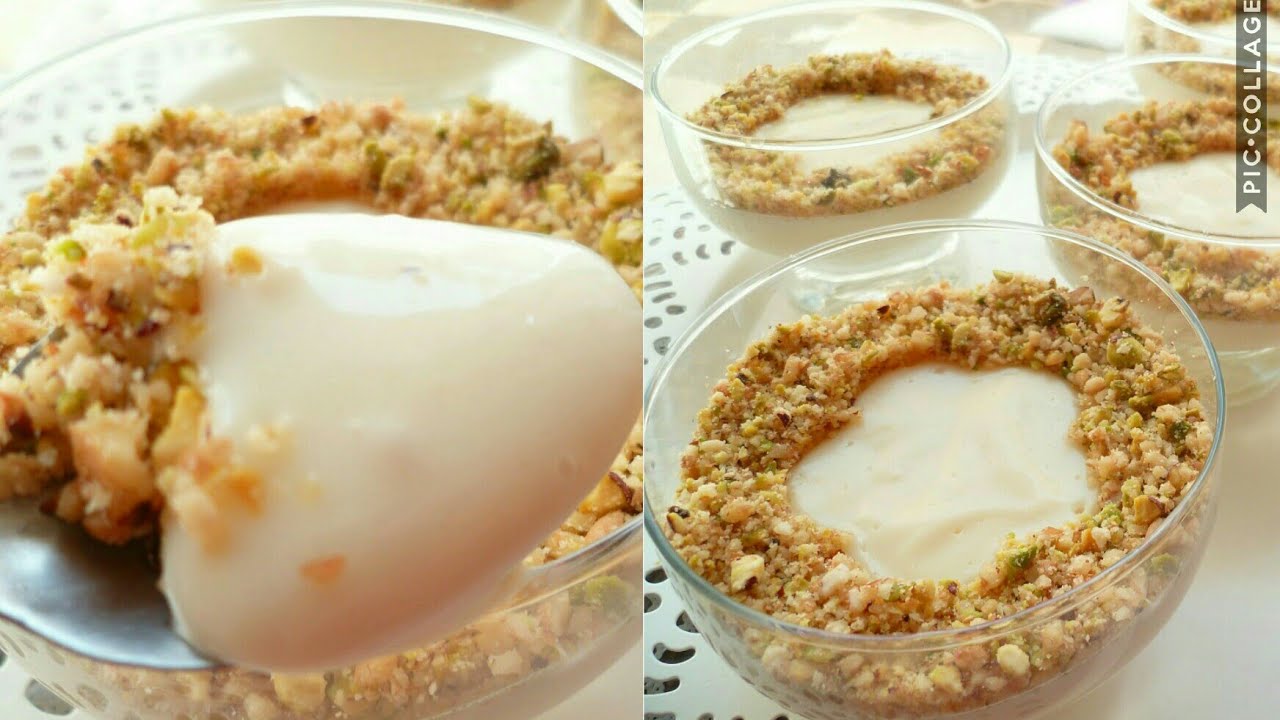 مهلبية تركية بقوام كريمي تحلية راقية سهلة و سريعة