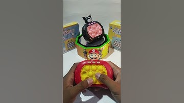 Playing push game super mario, pop it elektrik, push game challenge, asmr, #popit #toys