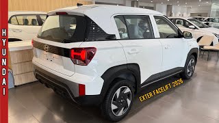 New Hyundai Exter Facelift 2026 🔥 Exter HX4 White Colour - ₹ 7.22L | Most Detailed Review!