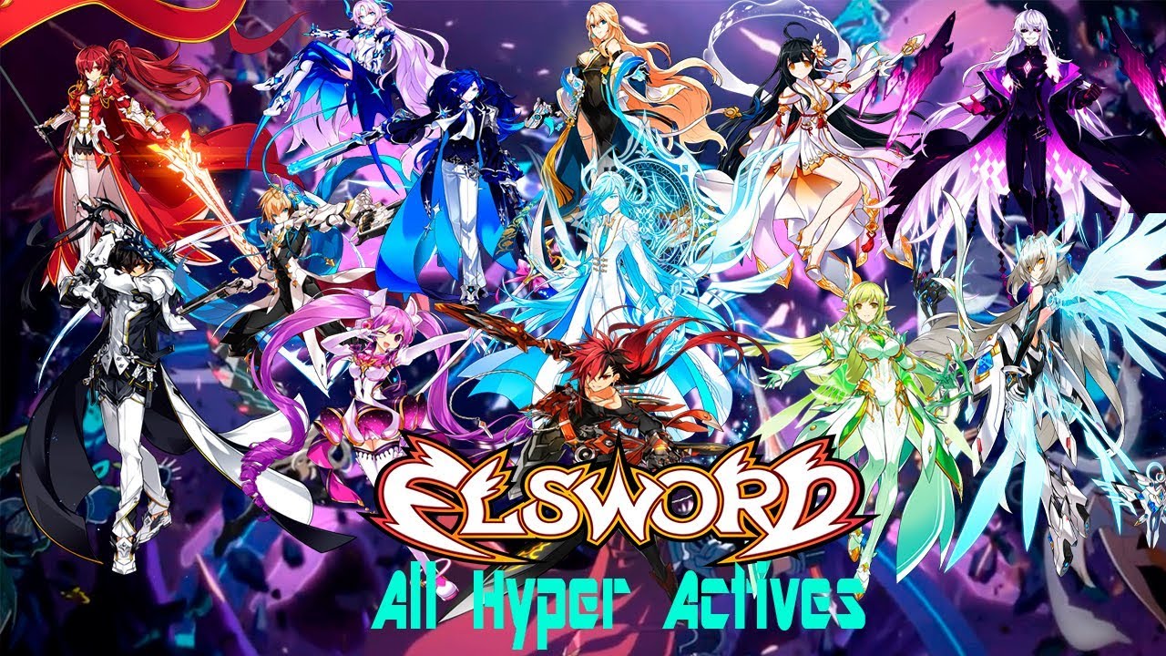 elsword เถื่อน  2022 Update  [Elsword] All Hyper Actives 3rd Job (모든 하이퍼 액티브 3 작업)