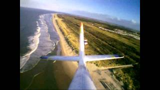 Windrider fox EPP cruising at Renesse beach