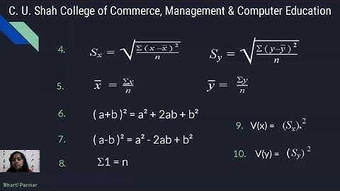 B.B.A SEM 3 STATISTICS BY PROF. BHARTI PARMAR
