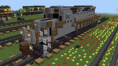 Minecraft SD40-2 GMD Locomotive Tutorial