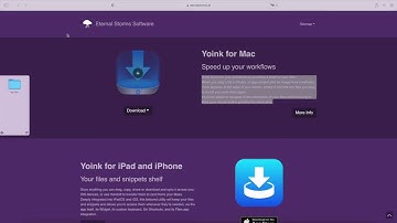 Yoink for Mac - App Preview 3 - Integration with macOS
