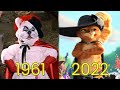 Evolution of puss in boots in movies 19612022