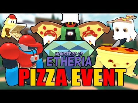 Pizza Event Monsters Of Etheria Official Roblox Event Youtube
